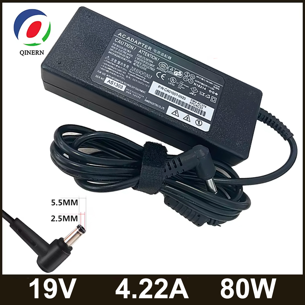 Laptop Lock Cable - 19V 4.22A 80W ノートパソコン充電器電源富士通ライフブックアダプター ADP-80N AH531