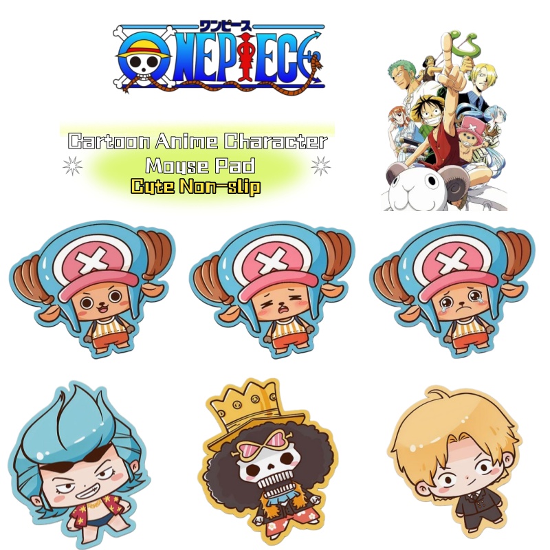 Laptop Accessories Parts - ワンピース漫画アニメキャラクターかわいいマウスパッド和風滑り止めマウスパッド二次元ゾロラップトップキーボードマット