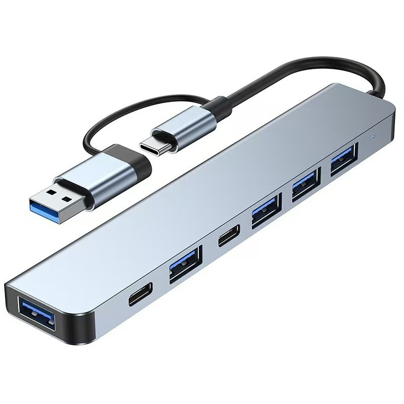 Laptop Accessories Hub - 5/7/8ポート USB A C ハブ コンセントレーター