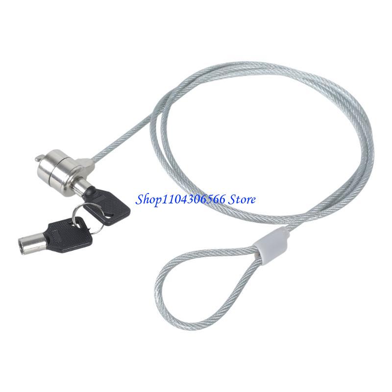 Laptop Lock Cable - 02DD 最新のノートパソコンロックセキュリティケーブルチェーン盗難防止コンピュータロックキー付き