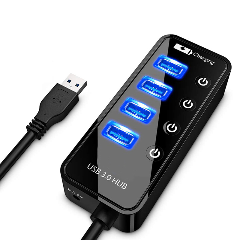 Laptop Lock Cable - USB ハブ 3.0 4 7 ポートスマートフォン充電器マルチ