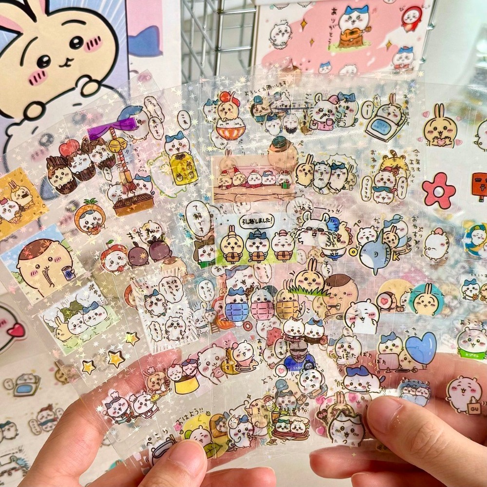 Laptop Accessories Parts - 30枚入り ちいかわレーザーステッカー 漫画防水ステッカー かわいいDIYスクラップブックデコレーションステッカー 携帯電話、ノートパソコン、手帳、おもちゃ用