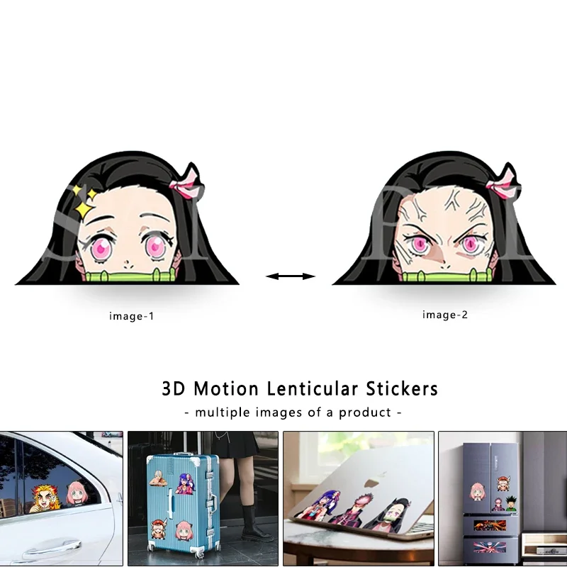 女性のための3Dデザインの防水ステッカー,漫画のキャラクター - Laptop Accessories Parts のレビューと価格