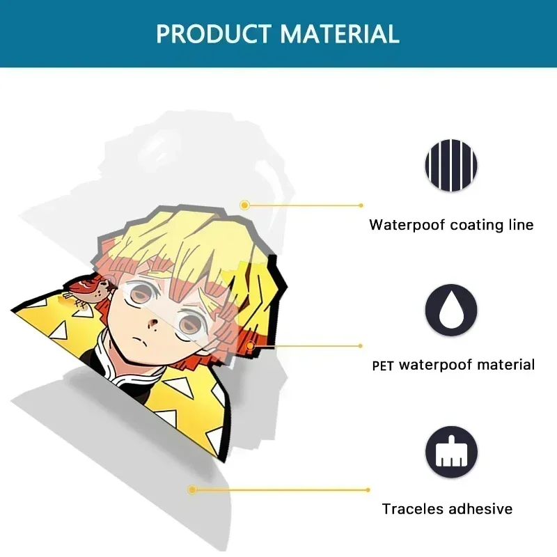 女性のための3Dデザインの防水ステッカー,漫画のキャラクター - Laptop Accessories Parts のレビューと価格