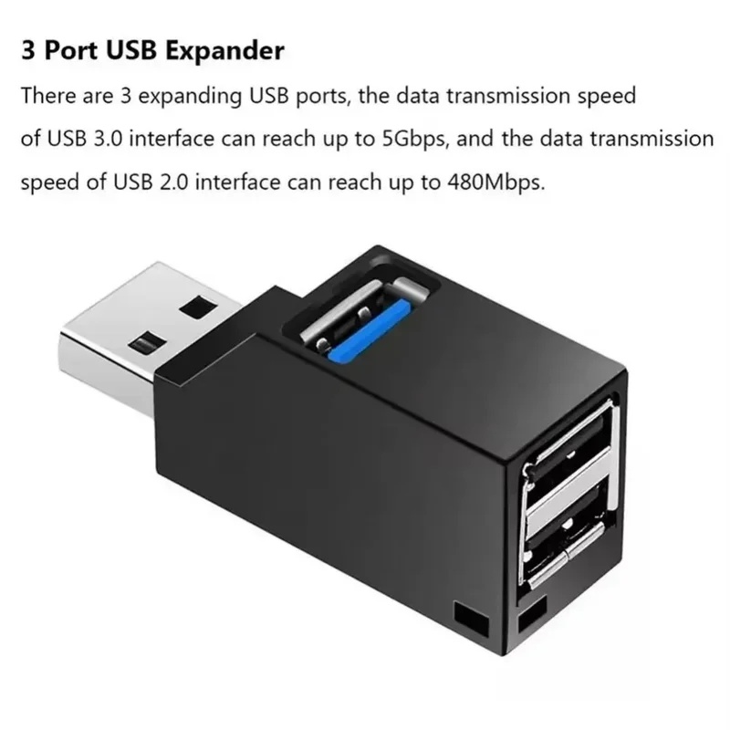 USB 3.0 2.0 回転可能な 3 ポートハブスプリッタ - Laptop Accessories Hub のレビューと価格