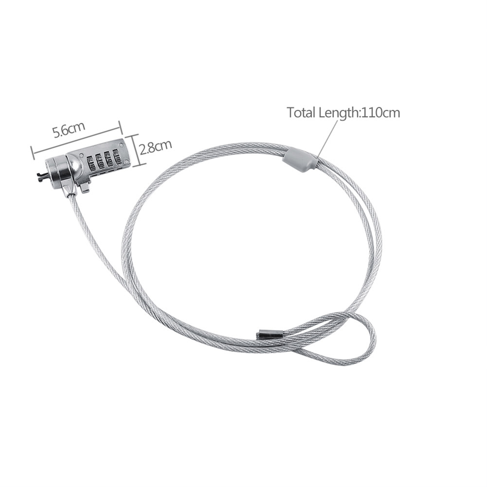 ノートブックおよびPC用の盗難防止,コンビネーションセキュリ - Laptop Lock Cable のレビューと価格