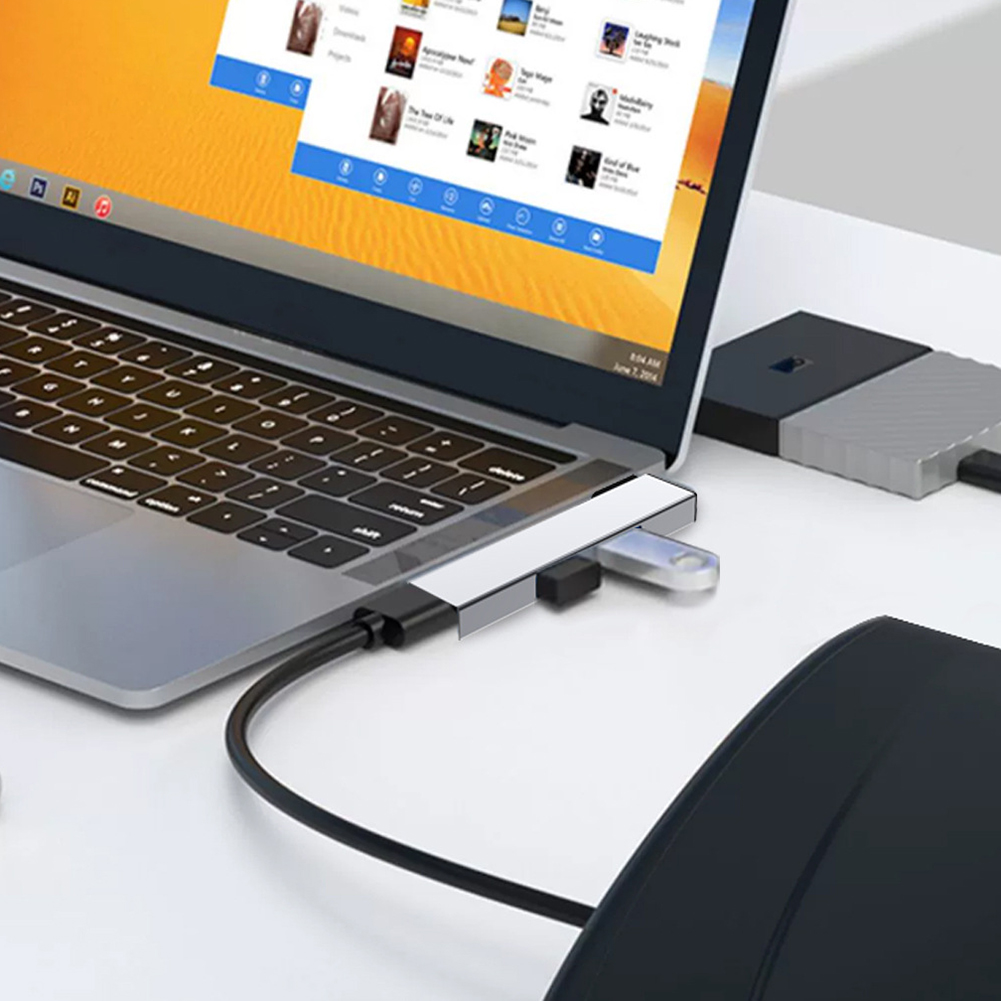 3in1 USB 3.0ハブ 3ポート マルチタイプCスプリ - Laptop Accessories Hub のレビューと価格