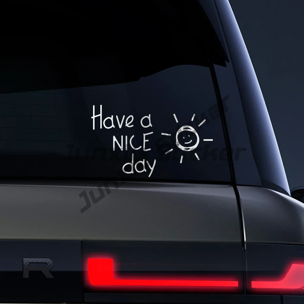 Have A Nice Day 車用ステッカー 自動車用ビニ - Laptop Accessories To Have のレビューと価格