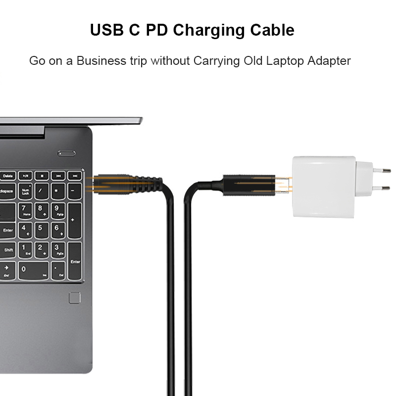 USB タイプ C から DC 3.0x1.1 ミリメートル - Laptop Lock Cable のレビューと価格