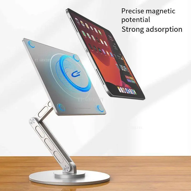 Ipad pro用の調整可能な磁気スタンド,回転スタンド,U - Laptop Accessories Hub のレビューと価格