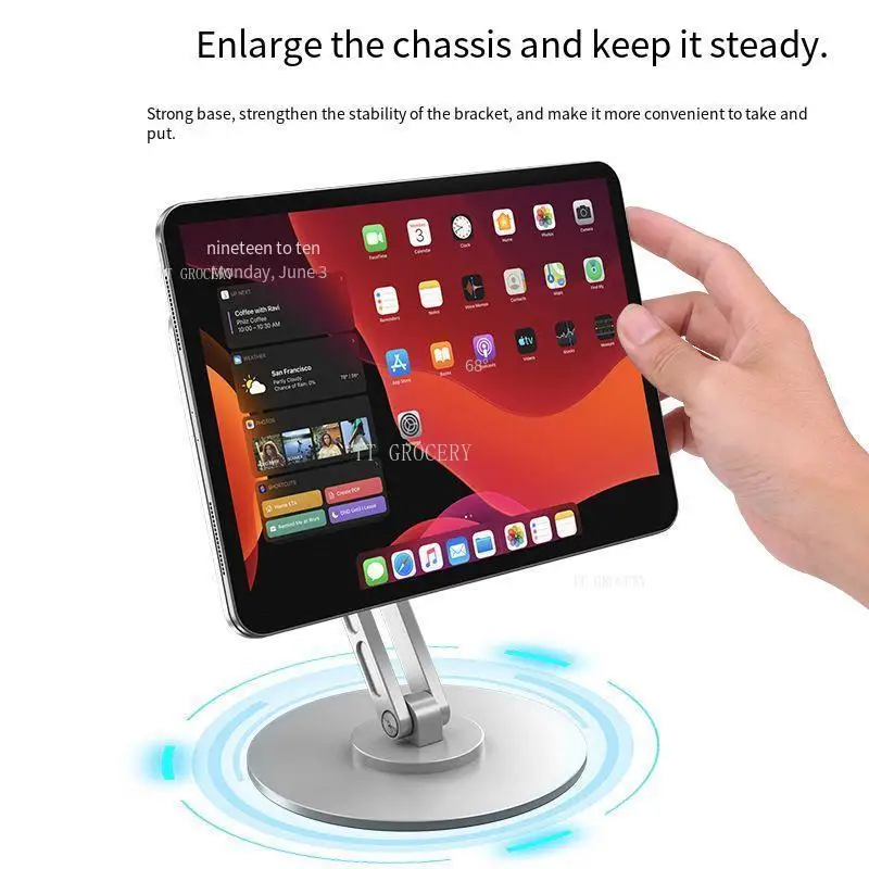 Ipad pro用の調整可能な磁気スタンド,回転スタンド,U - Laptop Accessories Hub のレビューと価格