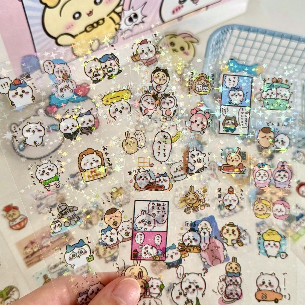30枚入り ちいかわレーザーステッカー 漫画防水ステッカー  - Laptop Accessories Parts のレビューと価格