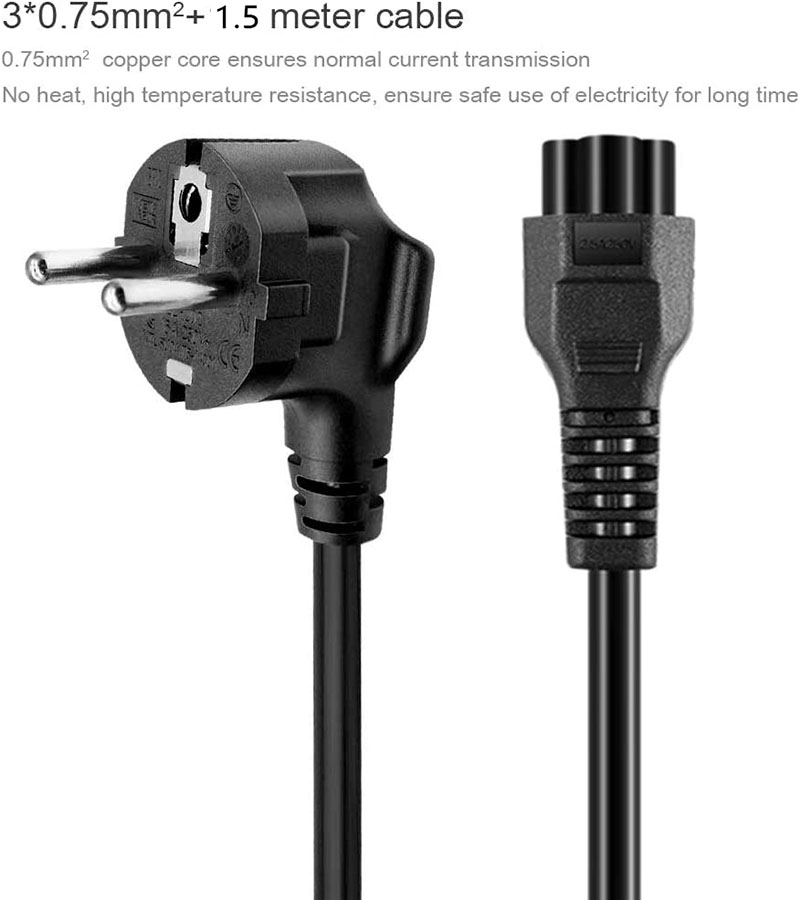 1.5 メートル EU ユニバーサルラップトップ 3 ピン充 - Laptop Lock Cable のレビューと価格