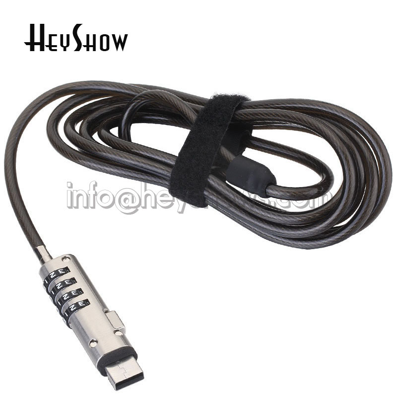 4桁のパスワードで保護されたUSBポートラップトップセキュリ - Laptop Lock Cable のレビューと価格